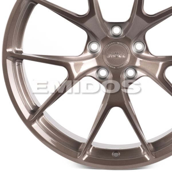 КОВАНЫЕ ДИСКИ H241225D SKILL SL826-SL207 19 J9.5 ET20 5X112 66.6 БРОНЗА