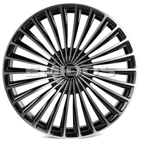 КОВАНЫЕ ДИСКИ H250910H SKILL SV017-SK363 22 J9 ET28 6X139.7 78.1 ЧЁРНЫЙ ГЛЯНЦЕВЫЙ + ПОЛИРОВАННЫЕ СПИ