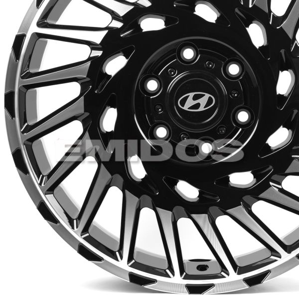 КОВАНЫЕ ДИСКИ H250327A1 SKILL SV093-SV449 20 J8 ET48 6X139.7 92.5 ЧЁРНЫЙ ГЛЯНЦЕВЫЙ + ПОЛИРОВАННЫЕ СП