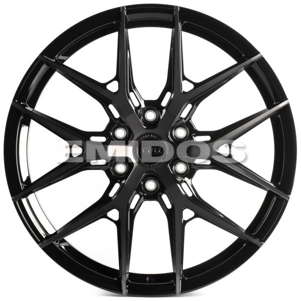 КОВАНЫЕ ДИСКИ H240602J SKILL SV110-SK348 21 J9 ET50 6X139.7 95.1 ЧЁРНЫЙ ГЛЯНЦЕВЫЙ + ПОЛИРОВАННЫЕ СПИ