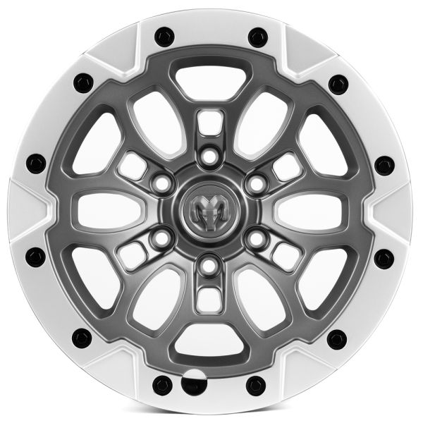 КОВАНЫЕ ДИСКИ H251020H SKILL SV145-SL221 20 J9 ET19 6X139.7 77.8 ГРАФИТ МАТОВЫЙ + СЕРЕБРЯННЫЙ ОБОД +