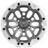 КОВАНЫЕ ДИСКИ H241025A SKILL SV145-SV283 18 J9 ET19 6X139.7 77.8 ГРАФИТ МАТОВЫЙ + СЕРЕБРЯННЫЙ ОБОД