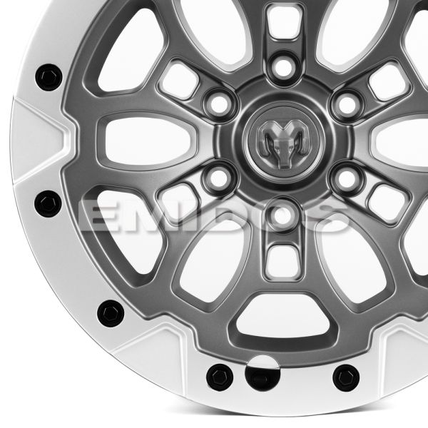 КОВАНЫЕ ДИСКИ H251007A SKILL SV145-SL221 20 J9 ET19 6X139.7 77.8 ГРАФИТ МАТОВЫЙ + СЕРЫЙ ОБОД+ ЧЕРНЫЕ