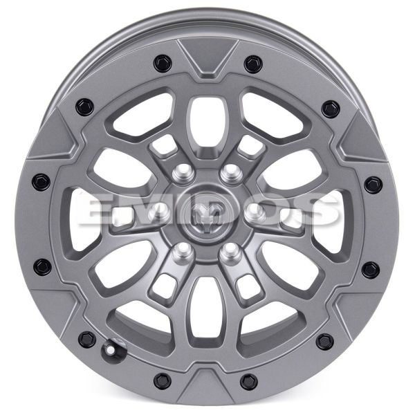 КОВАНЫЕ ДИСКИ H251007B SKILL SV145-SV451 20 J9 ET19 6X139.7 77.8 ГРАФИТ МАТОВЫЙ + ЧЁРНЫЕ ДЕКОРАТИВНЫ