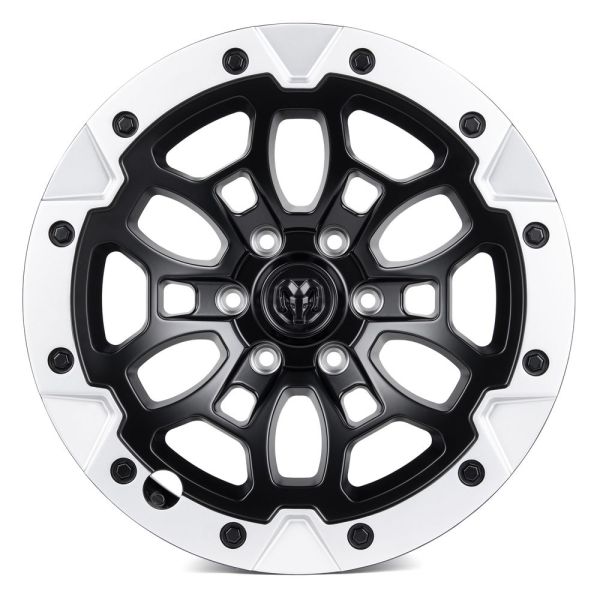 КОВАНЫЕ ДИСКИ H241205A SKILL SV145-SL221 20 J9 ET19 6X139.7 77.8 ЧЁРНЫЙ МАТОВЫЙ + СЕРЕБРЯНЫЙ ОБОД +