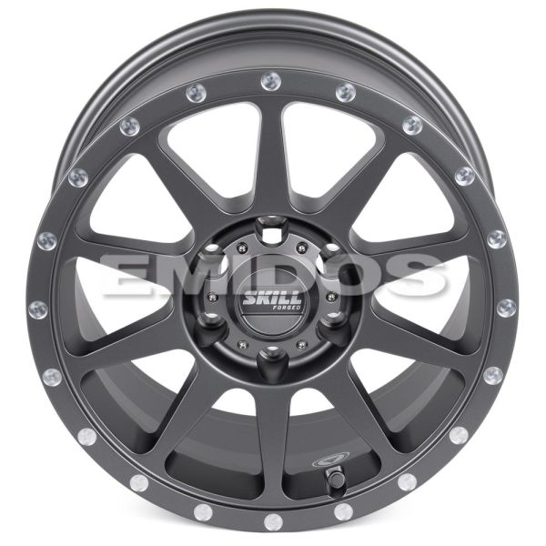 КОВАНЫЕ ДИСКИ H231103P SKILL SV157-DS185 17 J9 ET25 6X139.7 106.1 ГРАФИТ + ПОЛИРОВАННЫЕ БОЛТЫ