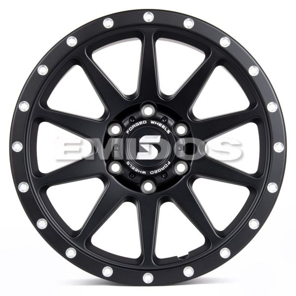 КОВАНЫЕ ДИСКИ 231026Q SKILL SV157-CT356 18 J9 ET45 6X139.7 95.1 ЧЁРНЫЙ МАТОВЫЙ