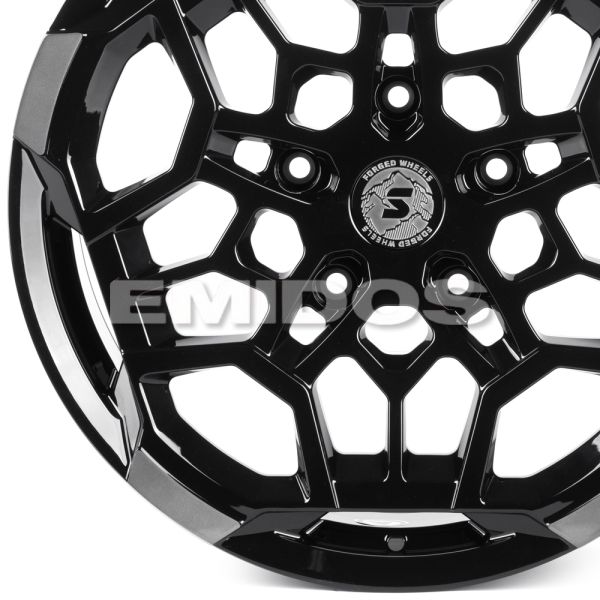 КОВАНЫЕ ДИСКИ H250925J SKILL SV171-SB563 20 J9 ET45 5X150 110.1 ЧЁРНЫЙ ГЛЯНЦЕВЫЙ + ПОЛИРОВКА + ТЁМНЫ