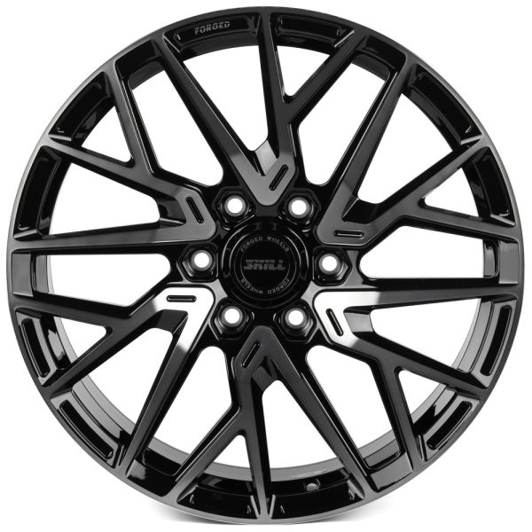 КОВАНЫЕ ДИСКИ H241206C SKILL SV175-SV451 20 J9 ET28 6X139.7 106.1 ЧЁРНЫЙ ГЛЯНЦЕВЫЙ + ПОЛИРОВАННЫЕ СП