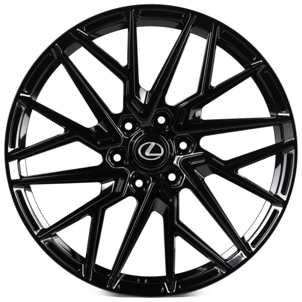 КОВАНЫЕ ДИСКИ H240516A SKILL SV175-SV327 22 J10 ET55 6X139.7 95.1 ЧЁРНЫЙ ГЛЯНЦЕВЫЙ + ПОЛИРОВАННЫЕ СП