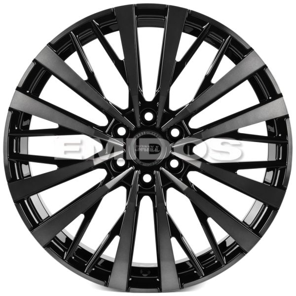 КОВАНЫЕ ДИСКИ H250522G SKILL SV180-SL204 19 J8 ET46 6X114.3 67.1 ЧЁРНЫЙ ГЛЯНЦЕВЫЙ + ПОЛИРОВАННЫЕ СПИ