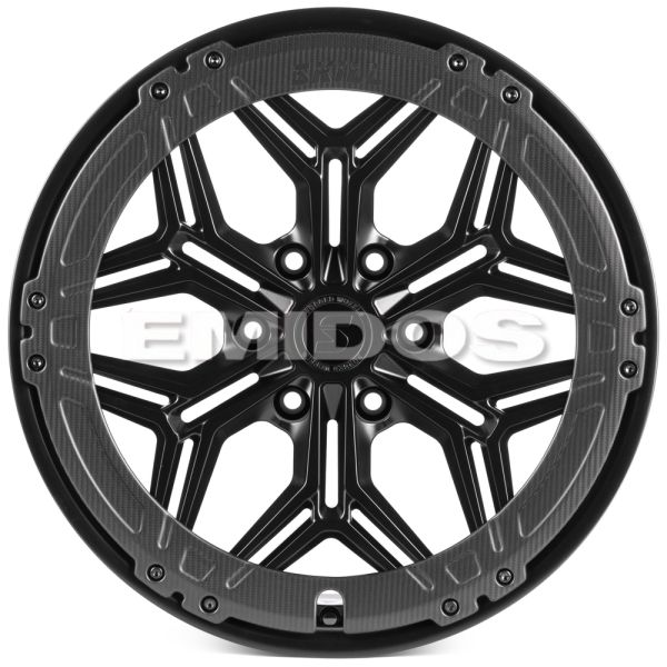 КОВАНЫЕ ДИСКИ H250513J SKILL SV185-SK333 20 J9 ET45 6X139.7 95.1 ЧЁРНЫЙ МАТОВЫЙ + КАРБОН SFC13