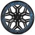 КОВАНЫЕ ДИСКИ H240607V SKILL SV185-SB565 20 J10 ET10 6X139.7 77.8 ЧЁРНЫЙ МАТОВЫЙ + КАРБОН SFC18