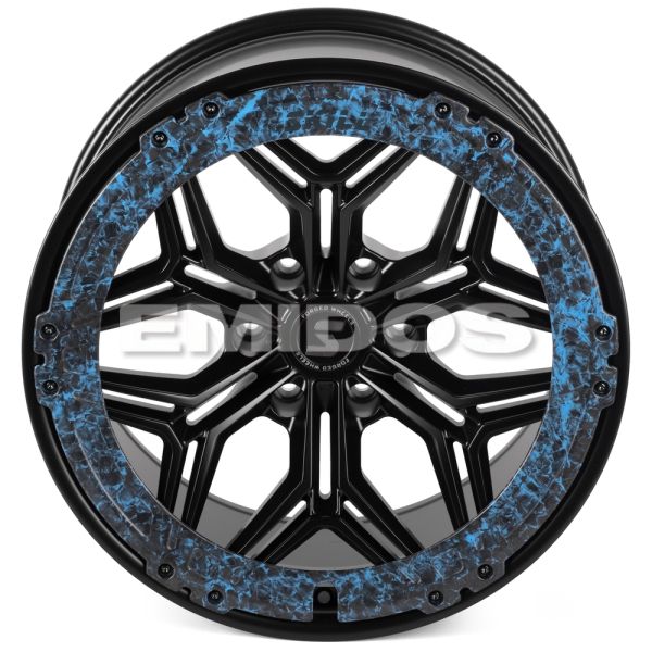 КОВАНЫЕ ДИСКИ H240607V SKILL SV185-SB565 20 J10 ET10 6X139.7 77.8 ЧЁРНЫЙ МАТОВЫЙ + КАРБОН SFC18