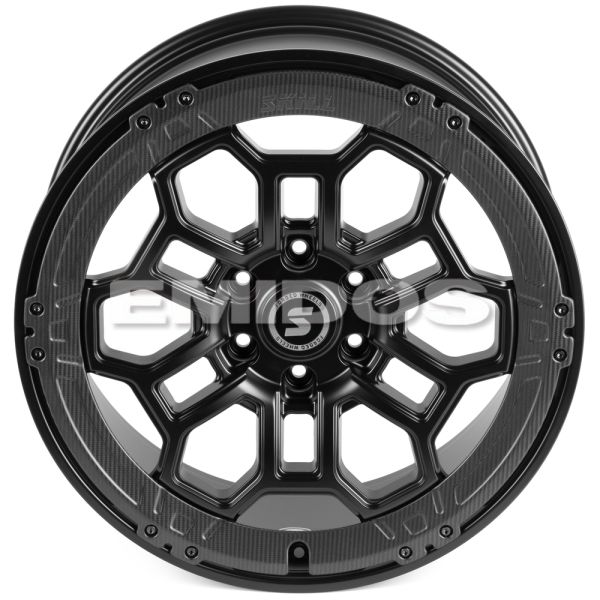 КОВАНЫЕ ДИСКИ H250513E SKILL SV187-CS442 22 J9 ET45 6X139.7 95.1 ЧЁРНЫЙ МАТОВЫЙ + КАРБОН SFC13