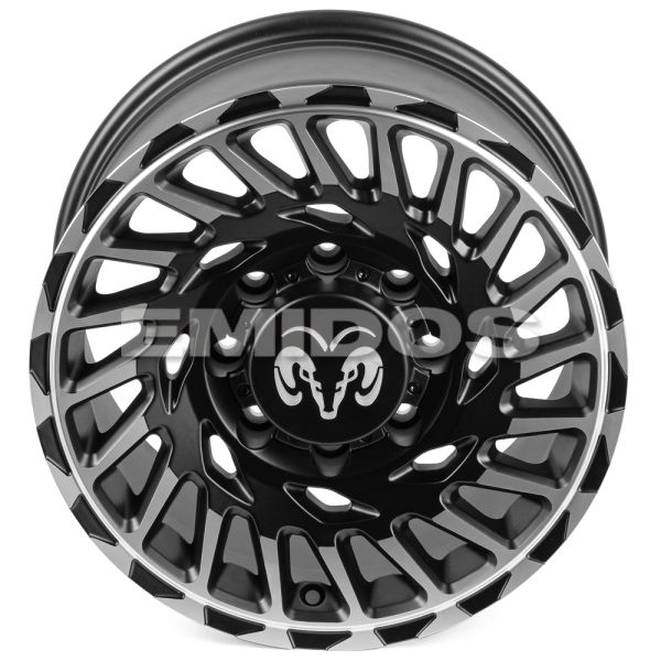 КОВАНЫЕ ДИСКИ H240821C SKILL SV093-DS184 17 J8.5 ET25 8X165.1 121.3 ЧЁРНЫЙ МАТОВЫЙ + ПОЛИРОВАННЫЕ СП