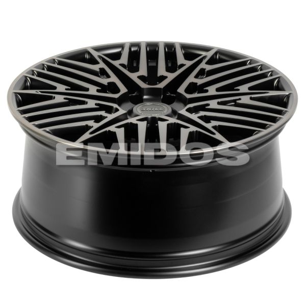 КОВАНЫЕ ДИСКИ 231027B SKILL SV230-CT398 22 J9 ET50 6X139.7 95.1 ЧЁРНЫЙ ГЛЯНЦЕВЫЙ + ПОЛИРОВАННЫЕ СПИЦ