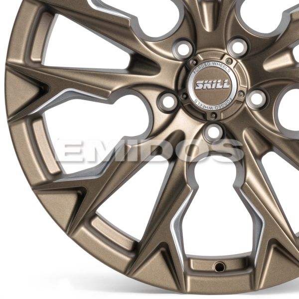КОВАНЫЕ ДИСКИ 240226A SKILL SV274-SV308 20 J10 ET50 5X127 71.6 БРОНЗА