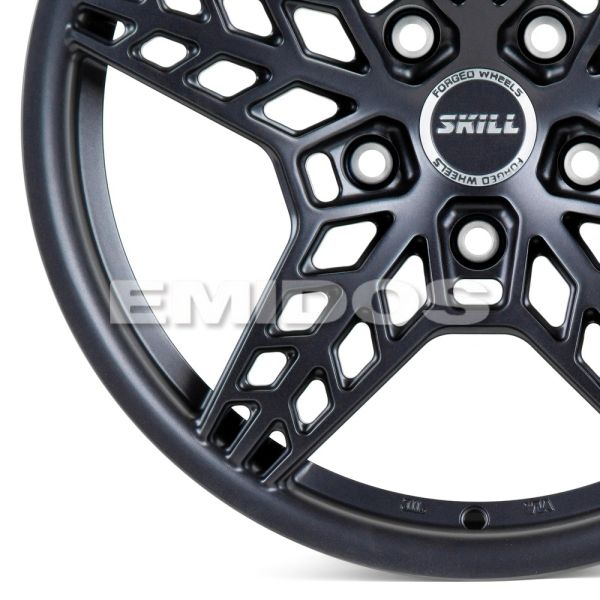 КОВАНЫЕ ДИСКИ 221122W SKILL SV280-CT355 18 J8.5 ET12 5X127 71.6 ЧЁРНЫЙ