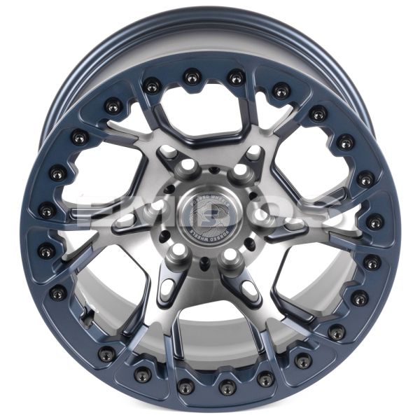 КОВАНЫЕ ДИСКИ H250515H SV307-SL178 17 J9 ET20 6X135 87.1 СИНИЙ МАТОВЫЙ + ПОЛИРОВКА + ЛАК SH55