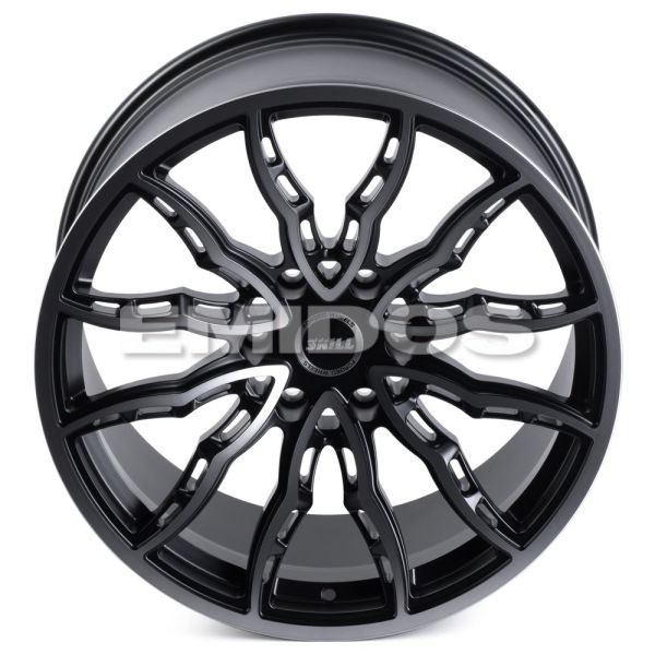 КОВАНЫЕ ДИСКИ 240309H SKILL SV308-SB420 20 J10 ET10 6X139.7 77.8 ЧЁРНЫЙ ГЛЯНЦЕВЫЙ + ПОЛИРОВАННЫЕ СПИ