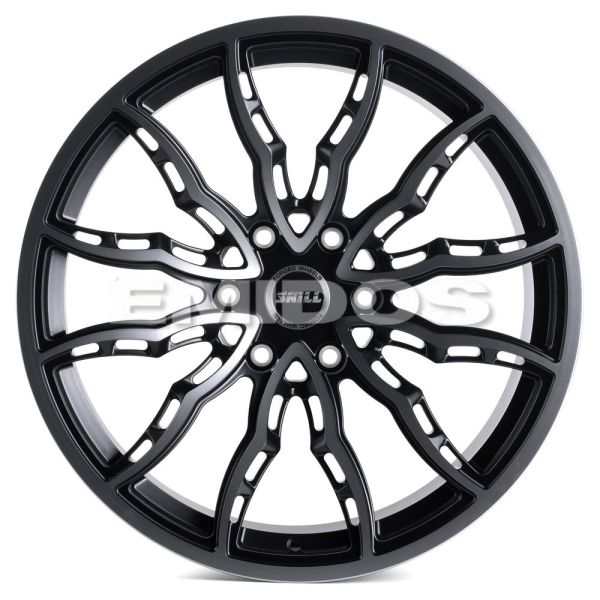 КОВАНЫЕ ДИСКИ 240309H SKILL SV308-SB420 20 J10 ET10 6X139.7 77.8 ЧЁРНЫЙ ГЛЯНЦЕВЫЙ + ПОЛИРОВАННЫЕ СПИ