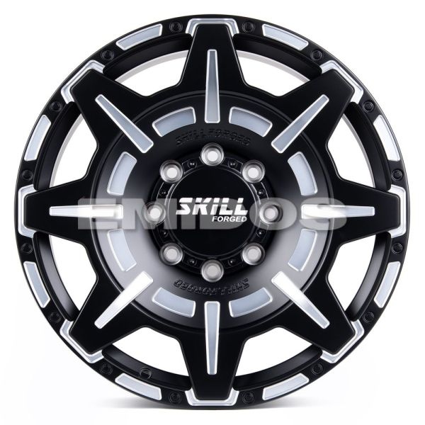 КОВАНЫЕ ДИСКИ H250919I SKILL SV308-SB563 20 J9 ET29 8X165.1 121.3 ЧЁРНЫЙ ГЛЯНЦЕВЫЙ + ПОЛИРОВКА