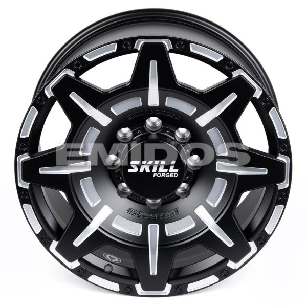 КОВАНЫЕ ДИСКИ H250919I SKILL SV308-SB563 20 J9 ET29 8X165.1 121.3 ЧЁРНЫЙ ГЛЯНЦЕВЫЙ + ПОЛИРОВКА