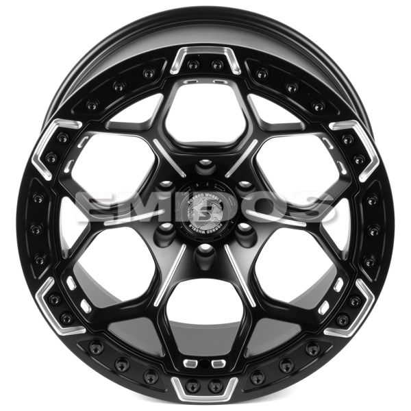 КОВАНЫЕ ДИСКИ H250109A SKILL SV310-SK335 20 J10 ET0 6X139.7 77.8 ЧЁРНЫЙ МАТОВЫЙ + ПОЛИРОВКА