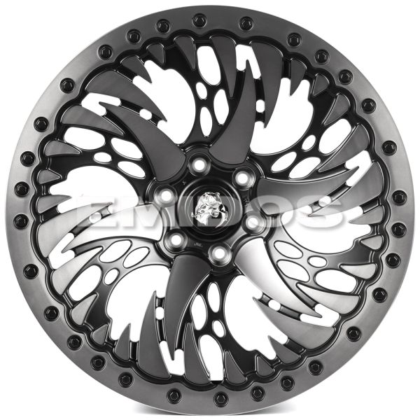 КОВАНЫЕ ДИСКИ H241210T SKILL SV347-SV483 22 J10 ET-10 6X139.7 77.8 ЧЁРНЫЙ МАТОВЫЙ