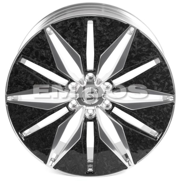 КОВАНЫЕ ДИСКИ H240603Z SKILL SV380-SV481 22 J9 ET50 6X139.7 95.1 ЗЕРКАЛЬНАЯ ПОЛИРОВКА + КАРБОН SFC10