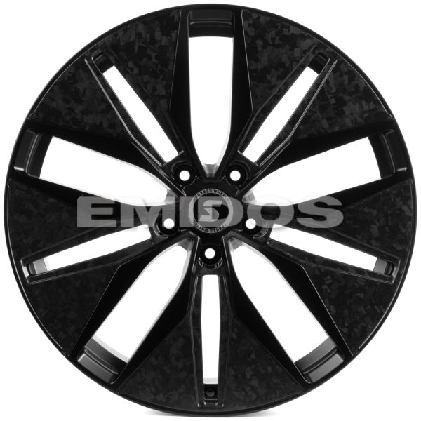 КОВАНЫЕ ДИСКИ H250513O SKILL SV380-SV482 22 J9.5 ET20 5X130 84.1 ЧЁРНЫЙ МАТОВЫЙ + КАРБОН SFC16