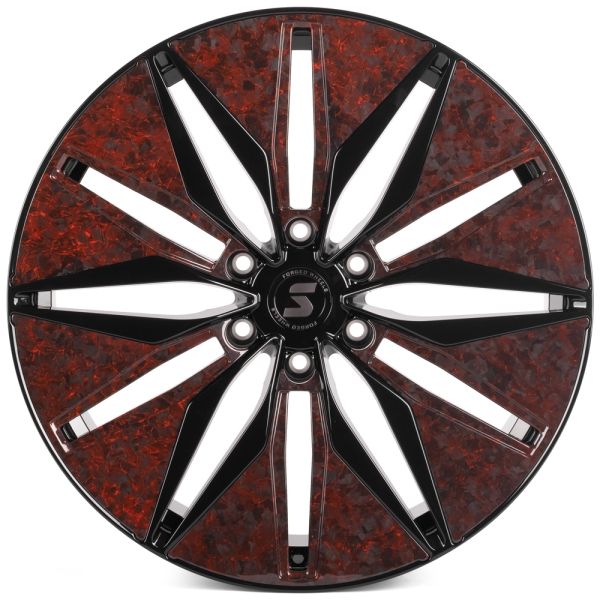 КОВАНЫЕ ДИСКИ H240607G SKILL SV380-SV481 22 J9 ET19 6X139.7 77.8 ЧЁРНЫЙ ГЛЯНЦЕВЫЙ + КАРБОН SFC09