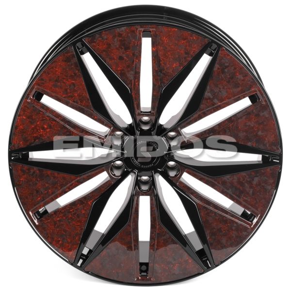 КОВАНЫЕ ДИСКИ H240607G SKILL SV380-SV481 22 J9 ET19 6X139.7 77.8 ЧЁРНЫЙ ГЛЯНЦЕВЫЙ + КАРБОН SFC09