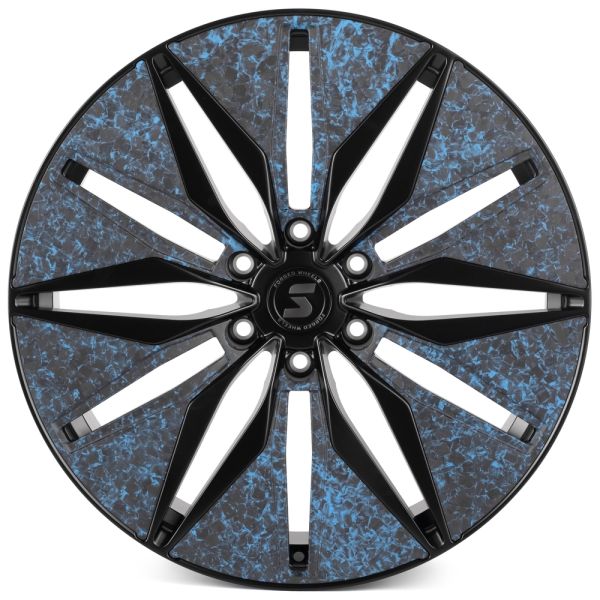 КОВАНЫЕ ДИСКИ H240607S SKILL SV380-SV481 22 J9 ET19 6X139.7 77.8 ЧЁРНЫЙ МАТОВЫЙ + КАРБОН SFC18