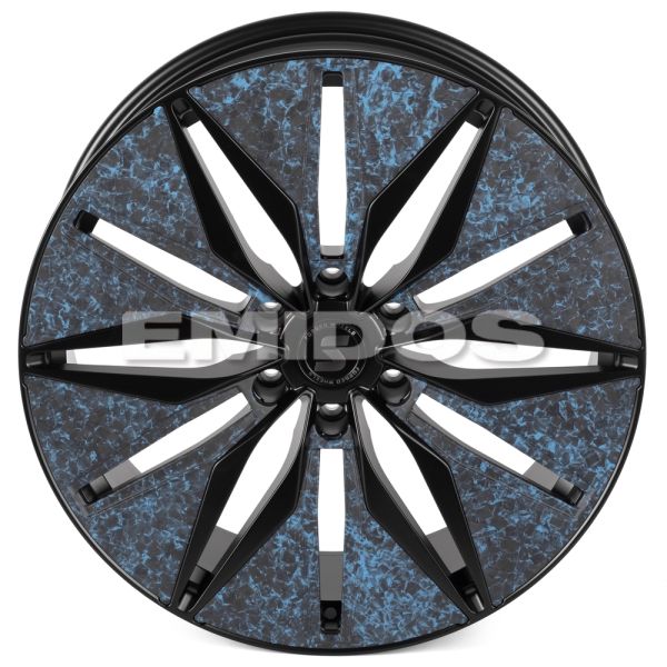 КОВАНЫЕ ДИСКИ H240607S SKILL SV380-SV481 22 J9 ET19 6X139.7 77.8 ЧЁРНЫЙ МАТОВЫЙ + КАРБОН SFC18