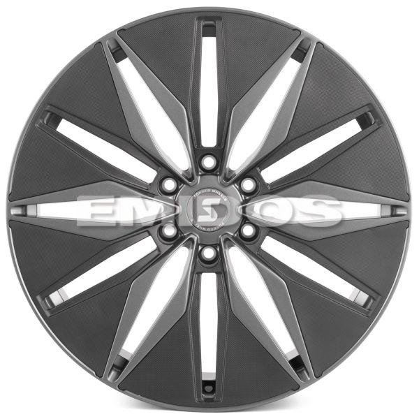 КОВАНЫЕ ДИСКИ H240607D SKILL SV380-SV481 22 J9 ET19 6X139.7 77.8 ГРАФИТ МАТОВЫЙ + КАРБОН SFC12