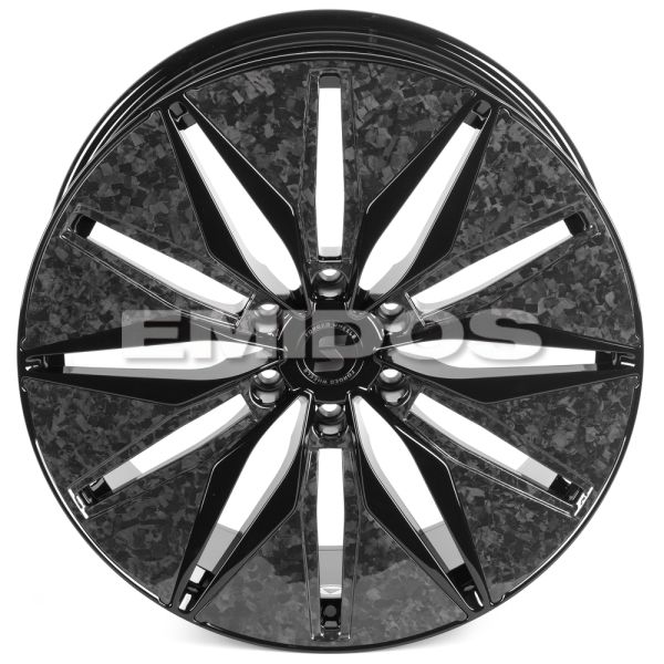 КОВАНЫЕ ДИСКИ H240607W SKILL SV380-SV481 22 J9 ET28 6X139.7 78.1 ЧЁРНЫЙ ГЛЯНЦЕВЫЙ + КАРБОН SFC06