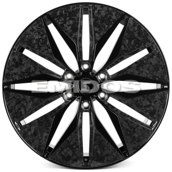 КОВАНЫЕ ДИСКИ H240603J SKILL SV380-SV481 22 J9 ET50 6X139.7 95.1 ЧЁРНЫЙ ГЛЯНЦЕВЫЙ + КАРБОН SFC06