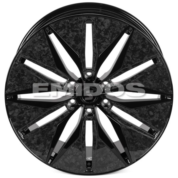 КОВАНЫЕ ДИСКИ H240603J SKILL SV380-SV481 22 J9 ET50 6X139.7 95.1 ЧЁРНЫЙ ГЛЯНЦЕВЫЙ + КАРБОН SFC06