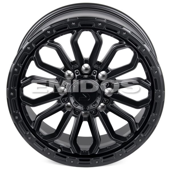 КОВАНЫЕ ДИСКИ H251027B SKILL SV406-SK333 20 J9 ET29 8X165.1 121.3 ЧЁРНЫЙ МАТОВЫЙ