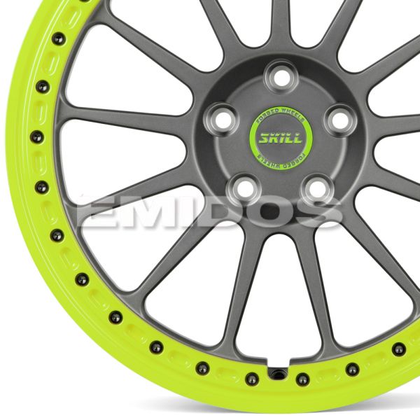 КОВАНЫЕ ДИСКИ H231024A SKILL SV426-DS215 20 J8.5 ET25 5X127 71.5 ГРАФИТ МАТОВЫЙ