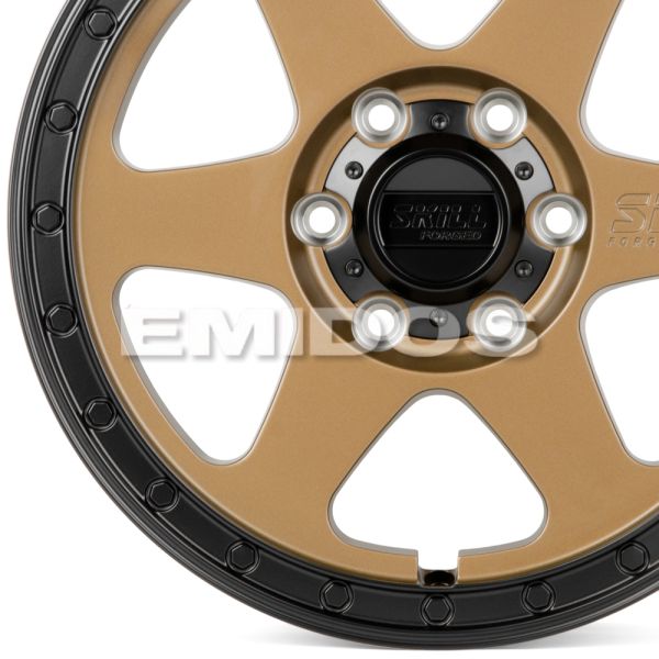 КОВАНЫЕ ДИСКИ H230627B SKILL SV438-SB395 18 J9 ET45 6X139.7 95.1 БРОНЗА МАТОВАЯ