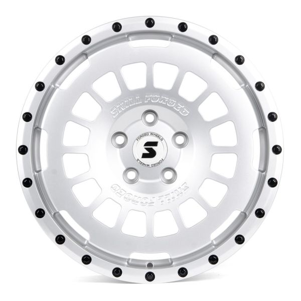 КОВАНЫЕ ДИСКИ H241228G SKILL SV606-SV420 18 J8.5 ET45 5X120 65.1 СЕРЕБРО ГЛЯНЦЕВОЕ + ЧЁРНЫЕ ДЕКОРАТИ