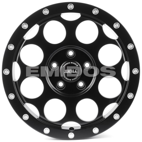 КОВАНЫЕ ДИСКИ H241228J SKILL SV607-SV406 17 J8 ET45 5X120 65.1 ЧЁРНЫЙ МАТОВЫЙ + ПОЛИРОВАННЫЕ ДЕКОРАТ