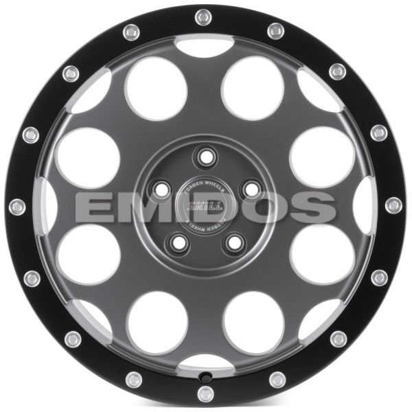 КОВАНЫЕ ДИСКИ H250114B SKILL SV607-SL190 18 J8.5 ET45 5X120 65.1 ГРАФИТ МАТОВЫЙ + МАТОВЫЙ ОБОД + ПОЛ