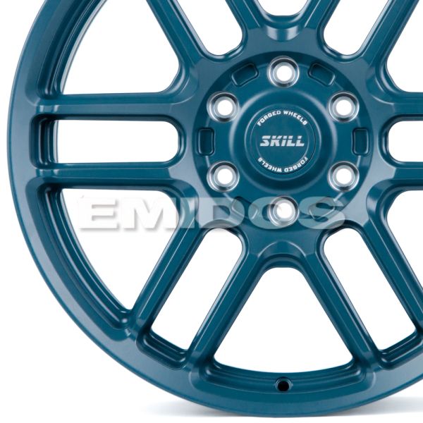 КОВАНЫЕ ДИСКИ H230621B SKILL SV615-SB418 20 J9 ET45 6X139.7 95.1 ТЁМНО СИНИЙ