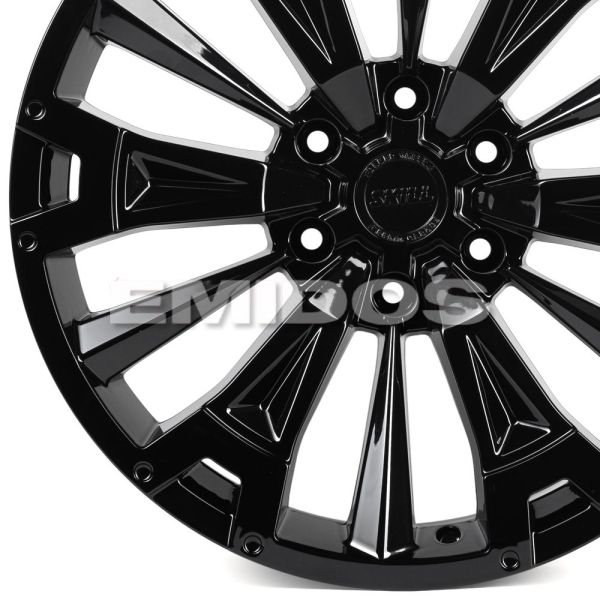 КОВАНЫЕ ДИСКИ H241206D SKILL SV619-SK333 20 J9 ET28 6X139.7 106.1 ЧЁРНЫЙ ГЛЯНЦЕВЫЙ