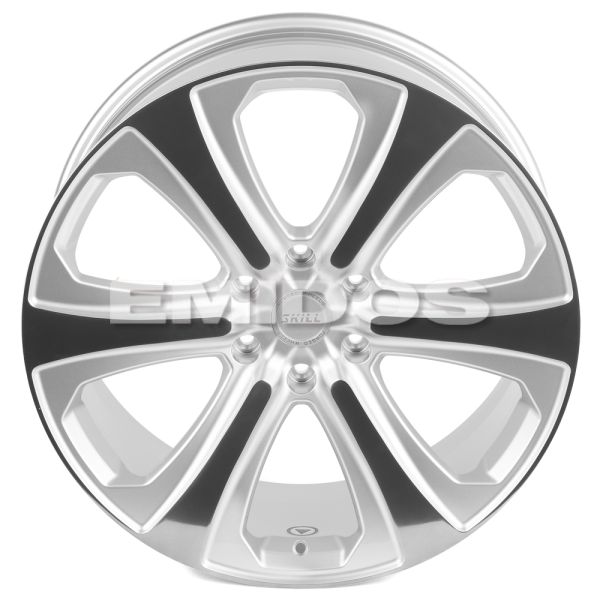 КОВАНЫЕ ДИСКИ H231102H SKILL SV628-SL095 22 J9 ET28 6X139.7 106.1 СЕРЫЙ + ПОЛИРОВАННЫЕ СПИЦЫ