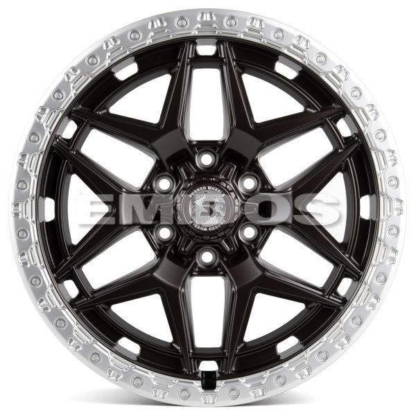 КОВАНЫЕ ДИСКИ H240602C SKILL SV631-SK333 20 J9 ET28 6X139.7 106.1 БРОНЗА МАТОВАЯ + ПОЛИРОВАННЫЙ ОБОД